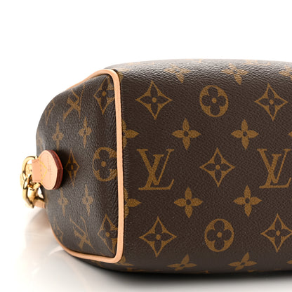 Louis Vuitton Monogram Speedy Bandouliere 20 Black 8 of 9