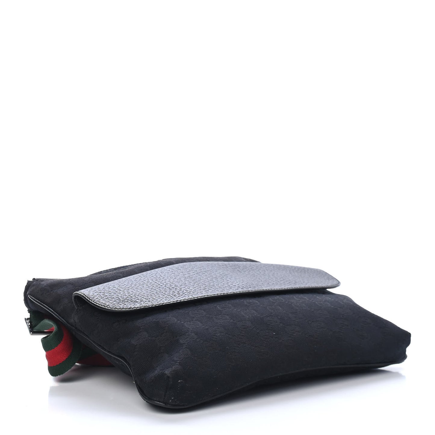 Monogram Signature Web Small Messenger Black