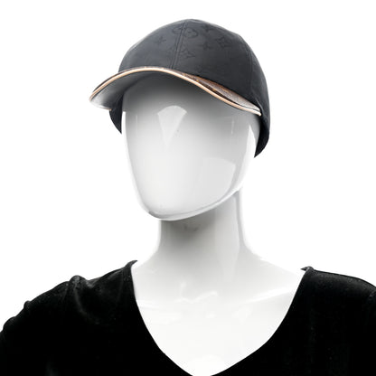 Louis Vuitton Polyester Silk Monogram LV Get Ready Cap M Black 2 of 9