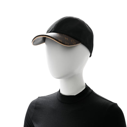 Louis Vuitton Polyester Silk Monogram LV Get Ready Cap L Black 2 of 8
