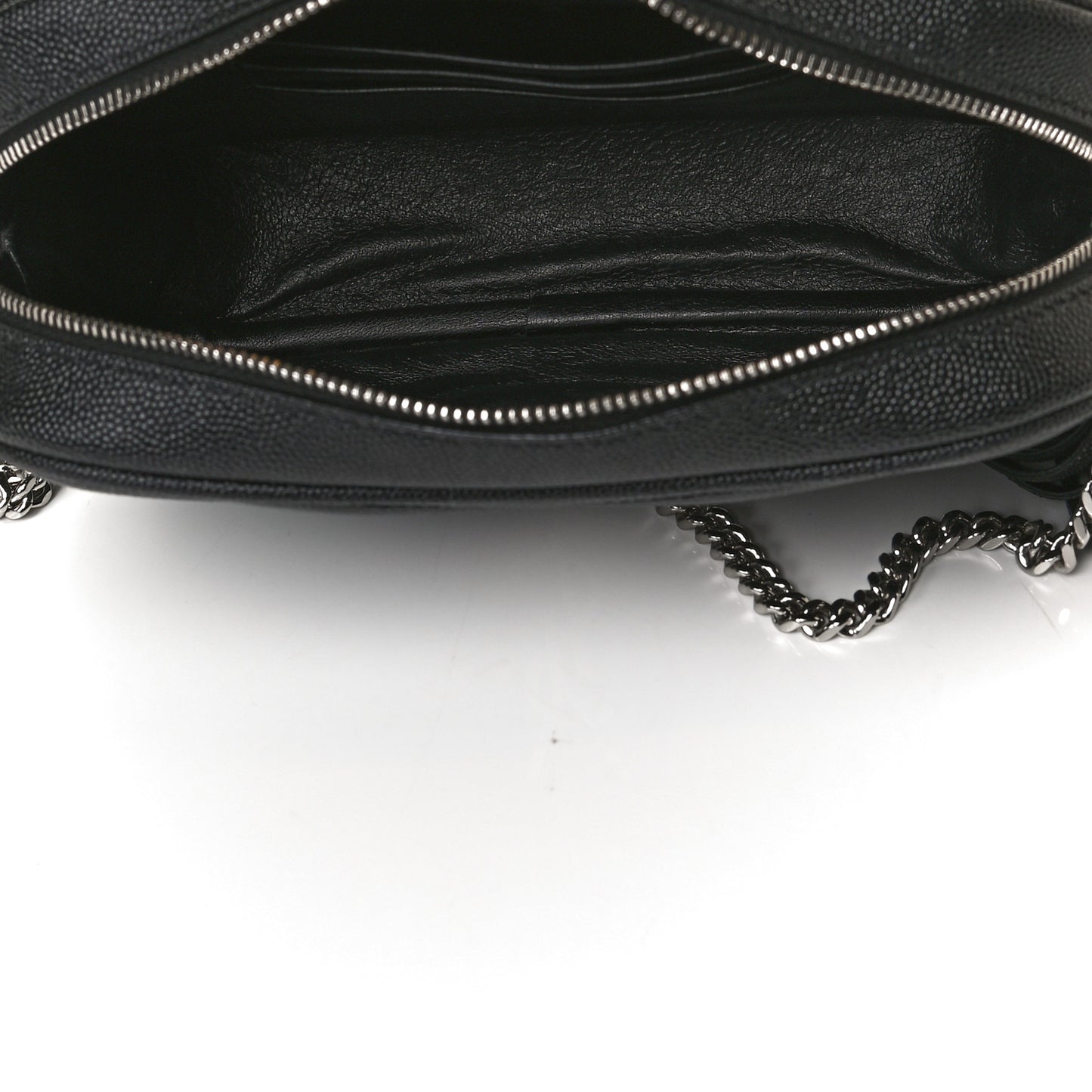 Grain De Poudre Matelasse Monogram Mini Lou Camera Bag Black
