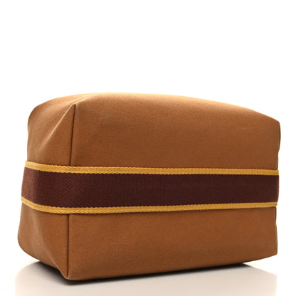 Hermes Canvas Large Bride-A-Brac Pouch Ocre 4 of 12