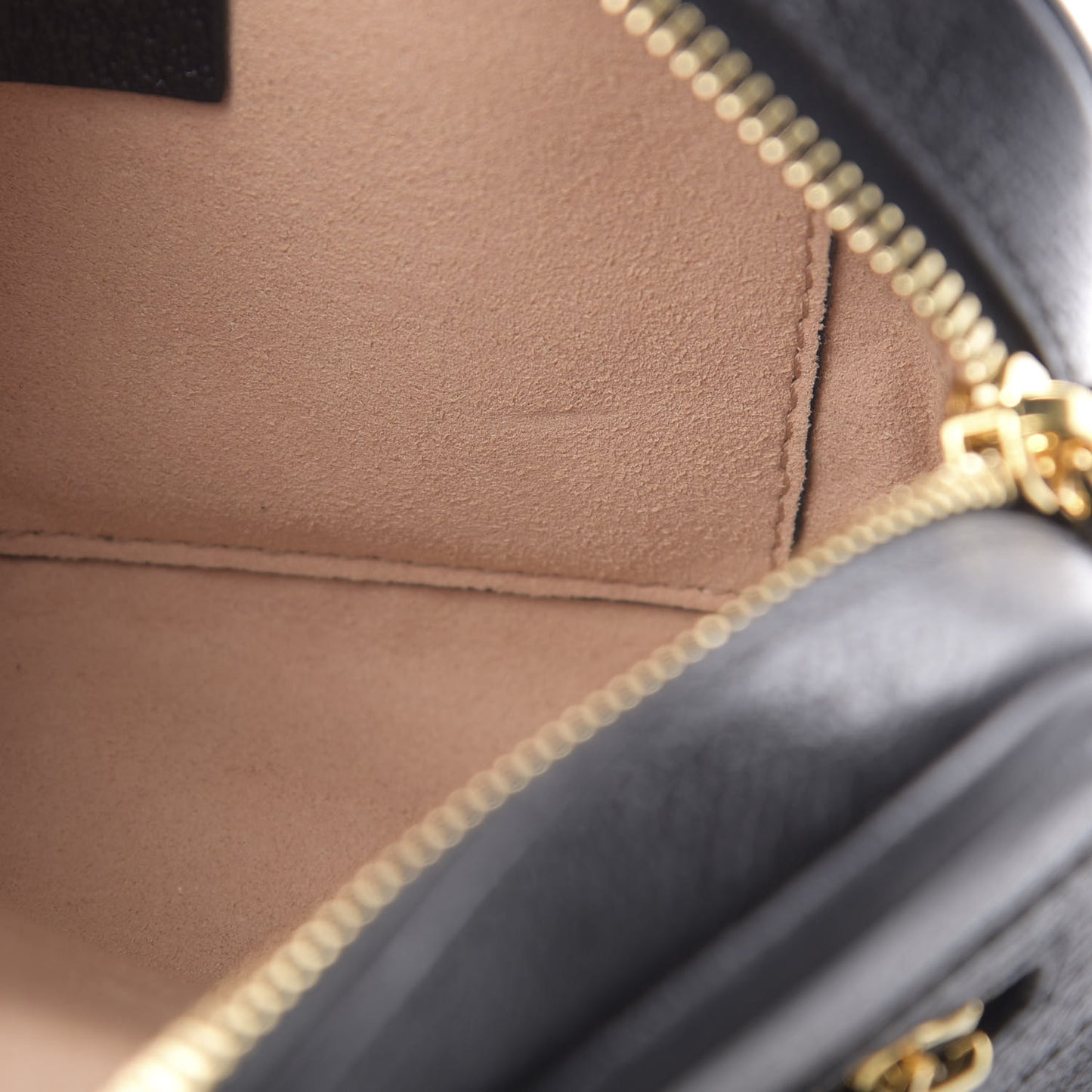 Calfskin Web Mini Ophidia Shoulder Bag Black