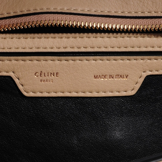 Calfskin and Suede Large Trapeze Dune