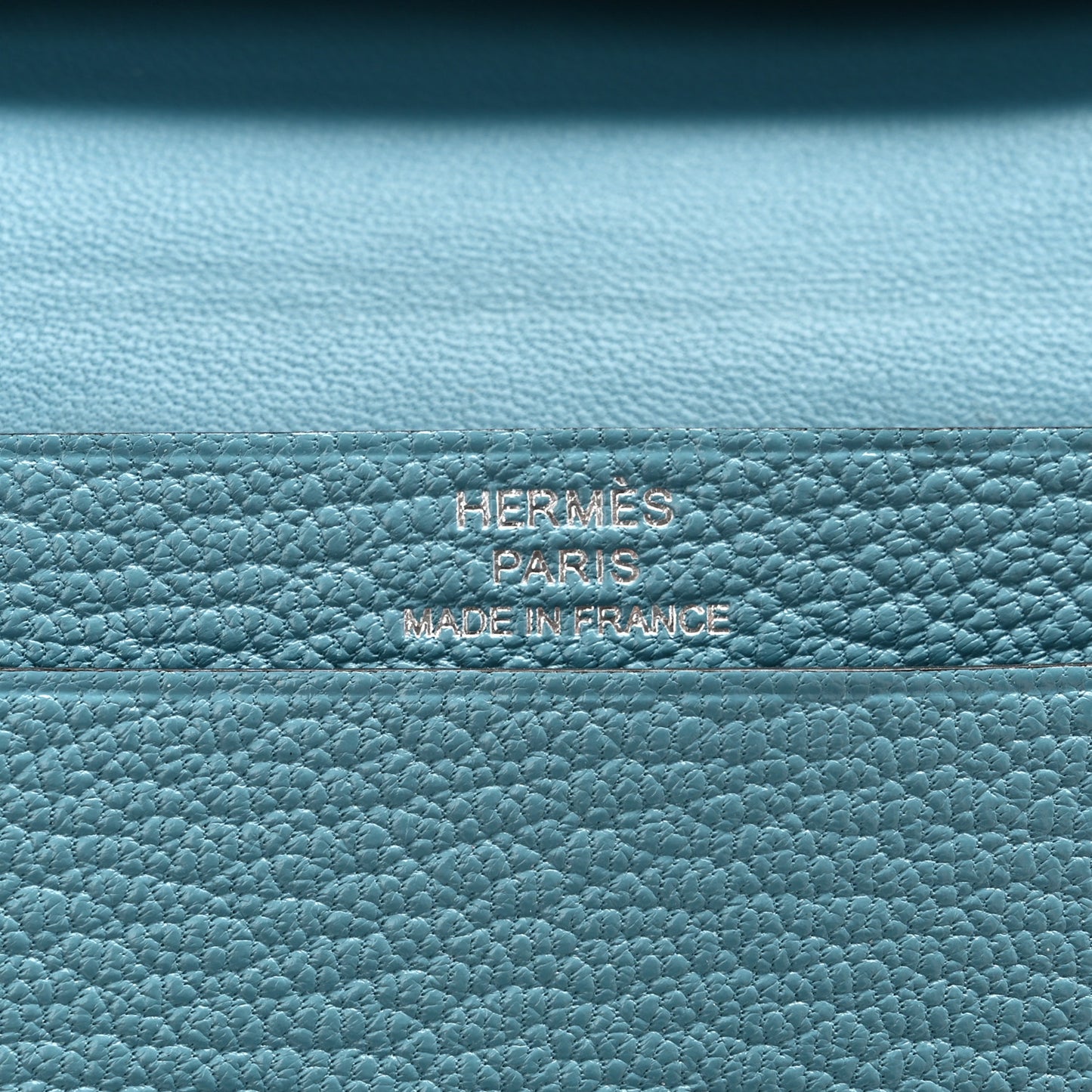 Chevre Mysore Bearn Card Holder Wallet New Bleu Jean
