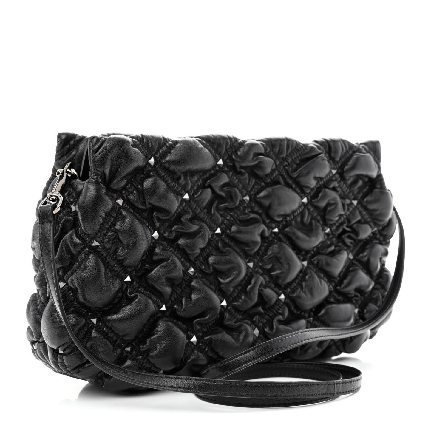 Nappa Spikeme Clutch Black