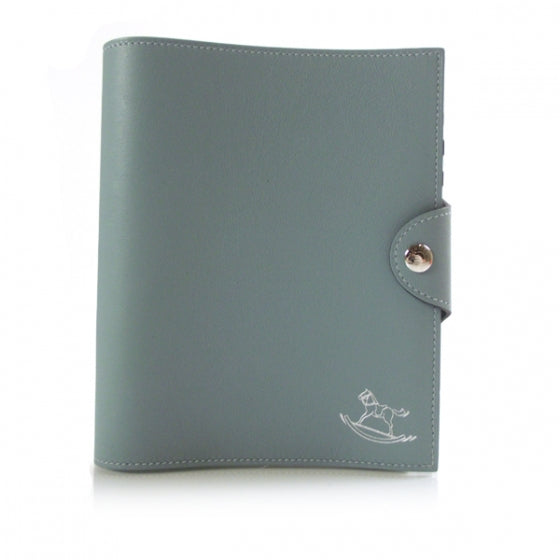 Leather Ulysse PM Notebook Cover w Address Booklet Ciel