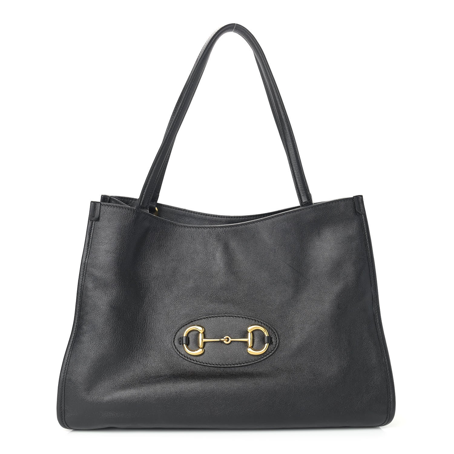 Gucci New Sakai Calfskin Lux Horsebit 1955 Tote Bag Black 1 of 19