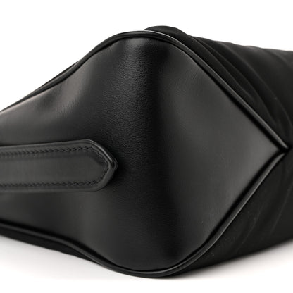 Prada Re-Nylon Vitello Large Aimee Shoulder Bag Black 8 of 10