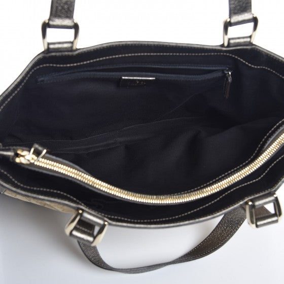 Monogram Medium Abbey Tote Metallic