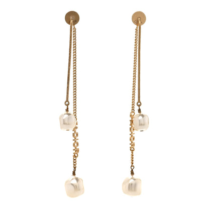 Christian Dior Pearl J'adior Dangle Earrings Gold 1 of 4