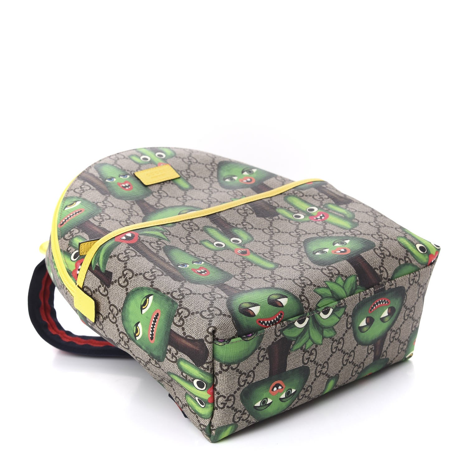 Gucci GG Supreme Monogram Smiling Plants Childrens Backpack 620785