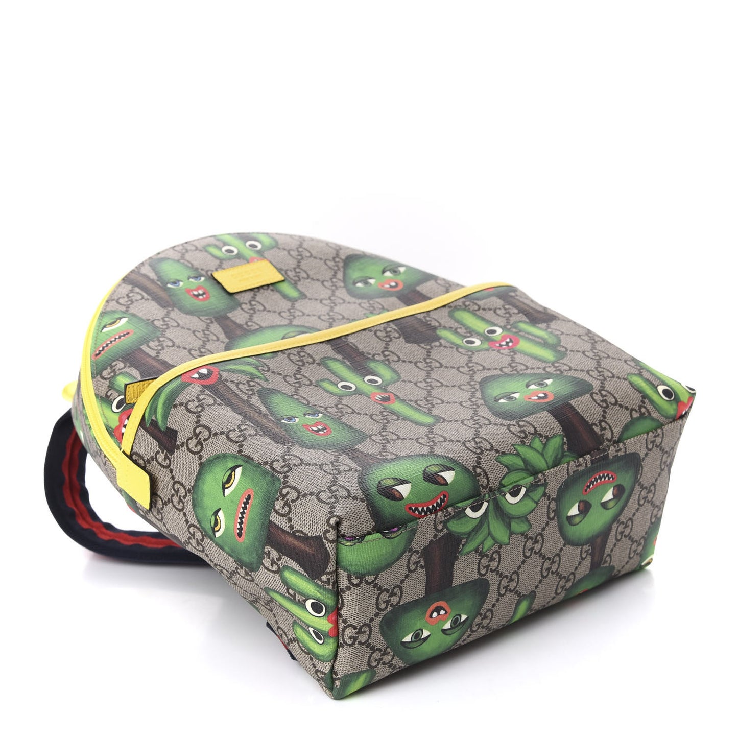 GG Supreme Monogram Smiling Plants Childrens Backpack