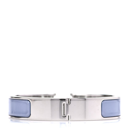 Hermes Enamel Narrow Clic Clac H Bracelet PM Bleu Lin 3 of 7