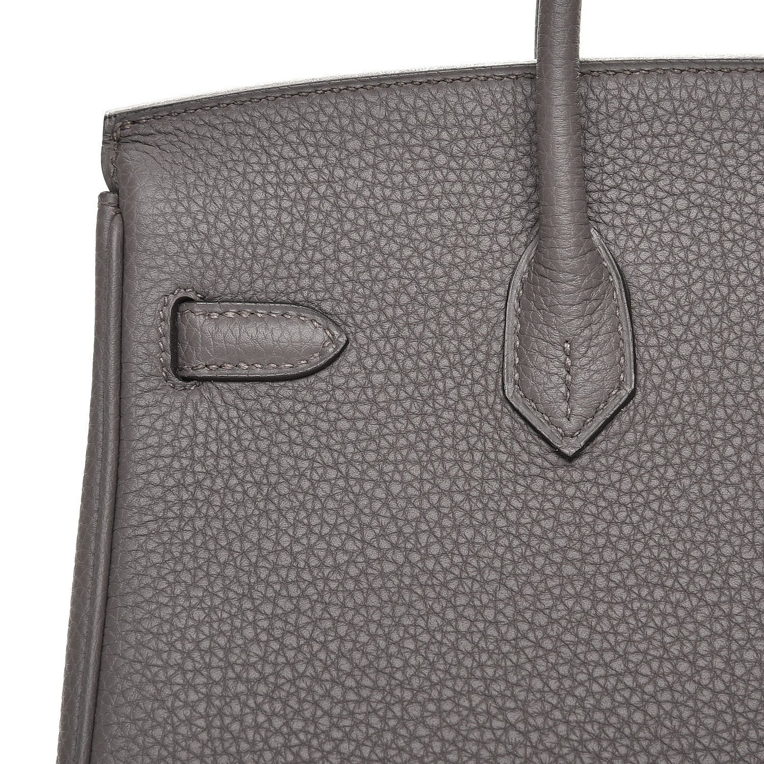 Hermes Togo Birkin 25 Etain 18 of 31