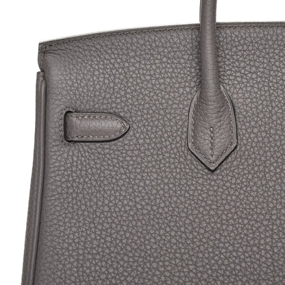 Hermes Togo Birkin 25 Etain 18 of 31