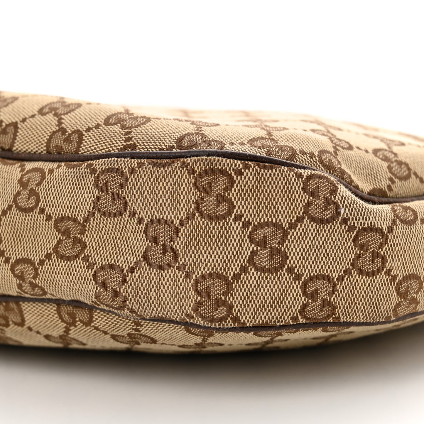 Monogram Medium Half Moon Hobo Dark Brown