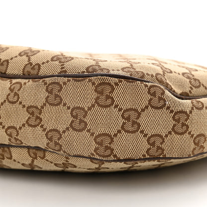 Gucci Monogram Medium Half Moon Hobo Dark Brown 10 of 10