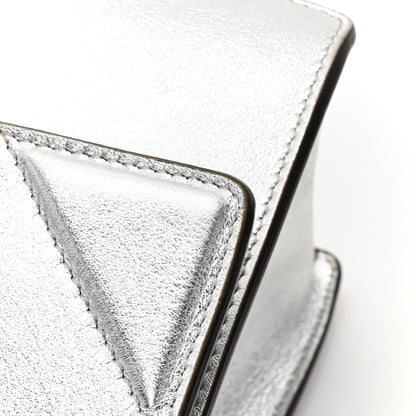 Fendi Vitello Catalan Mirror F is Fendi Small Kan U Shoulder Bag Argento 15 of 20