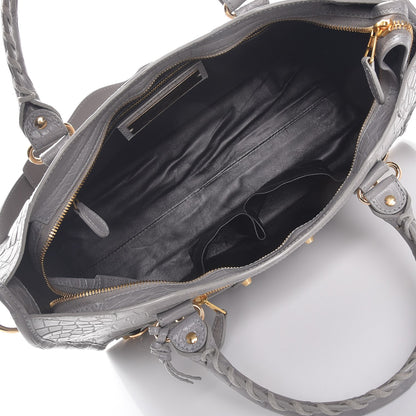 Balenciaga Crocodile City Gris Pyrit 6 of 11