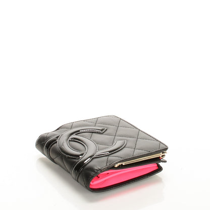 Chanel Calfskin Quilted Cambon Bi-Fold Wallet Black 4 of 8