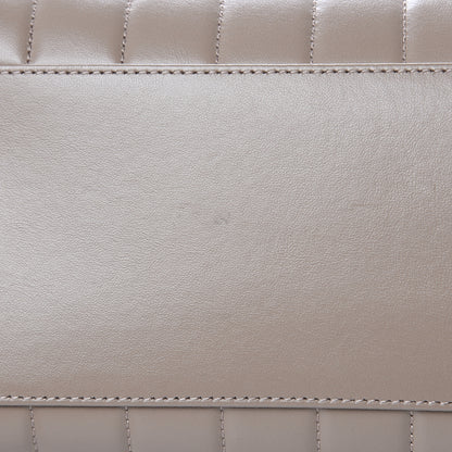 Saint Laurent Calfskin Y Quilted Monogram Medium Loulou Chain Satchel Dusty Grey 11 of 11