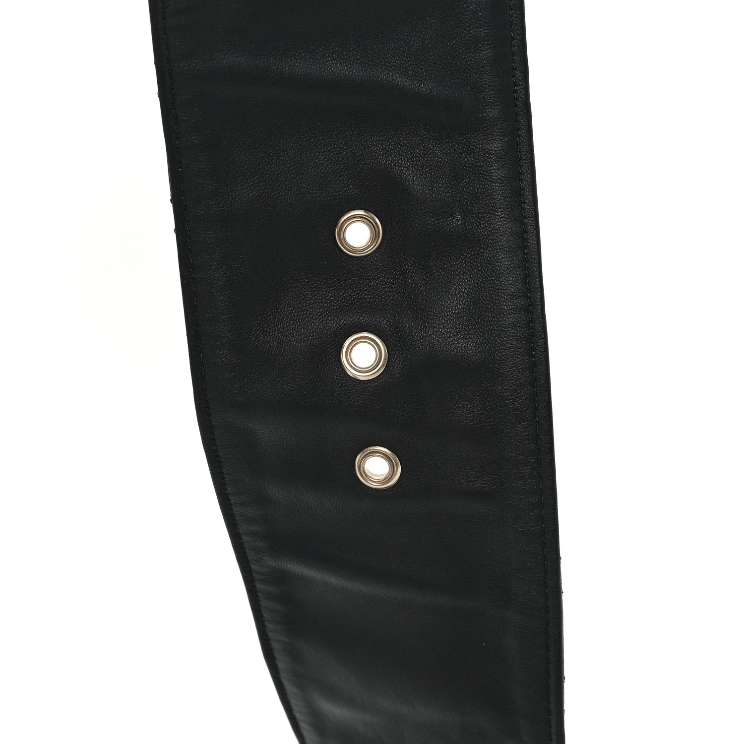 Chanel Lambskin Stitched Chain Belt 75 75 30 Black 4 of 5