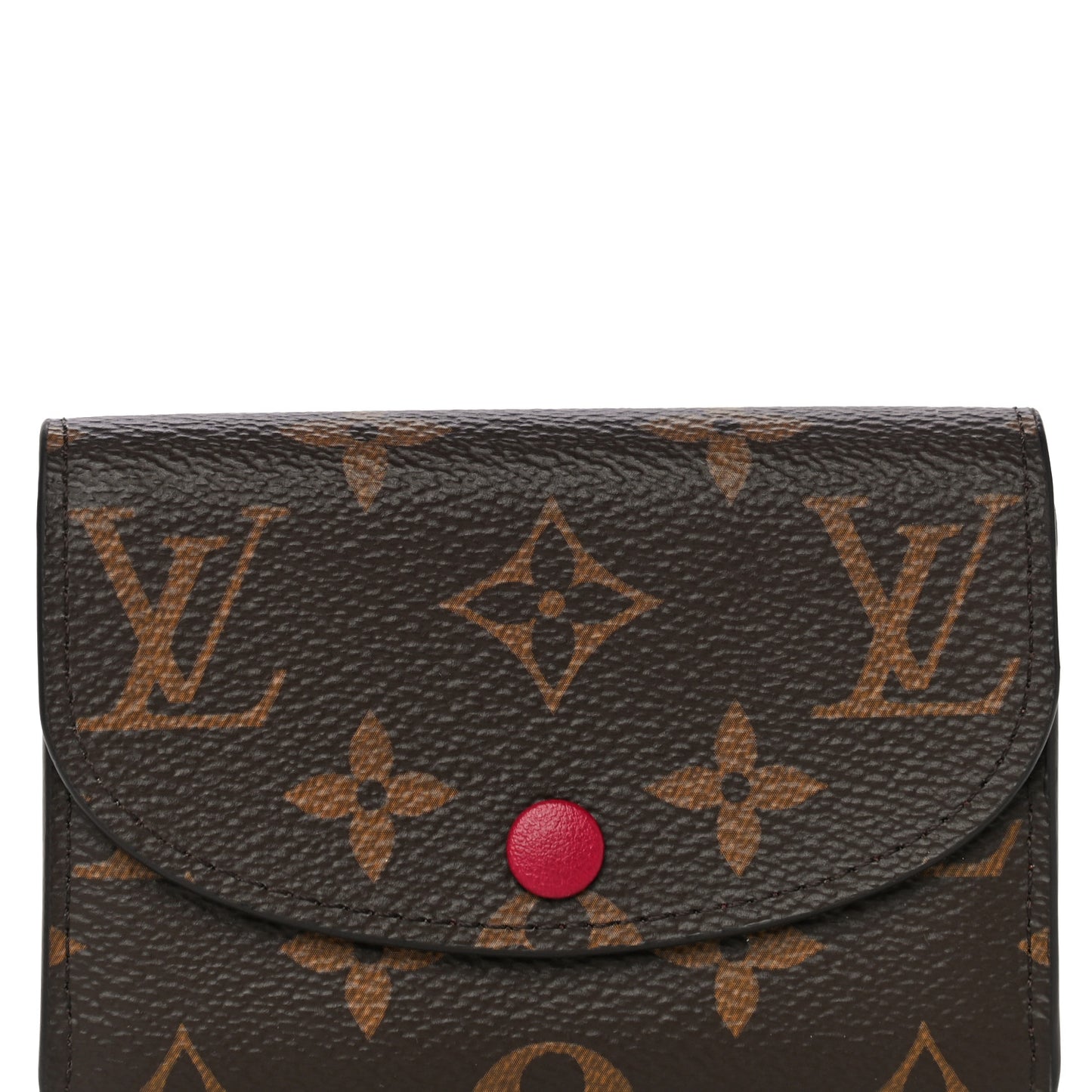 Monogram Rosalie Coin Purse Fuchsia