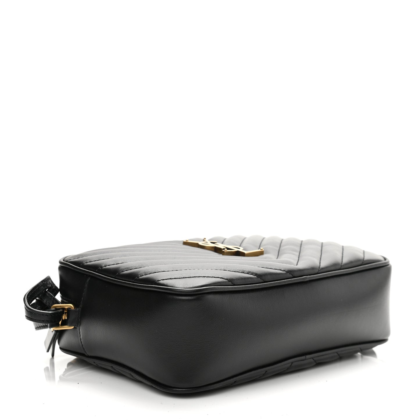 Calfskin Matelasse Monogram Lou Camera Bag Black