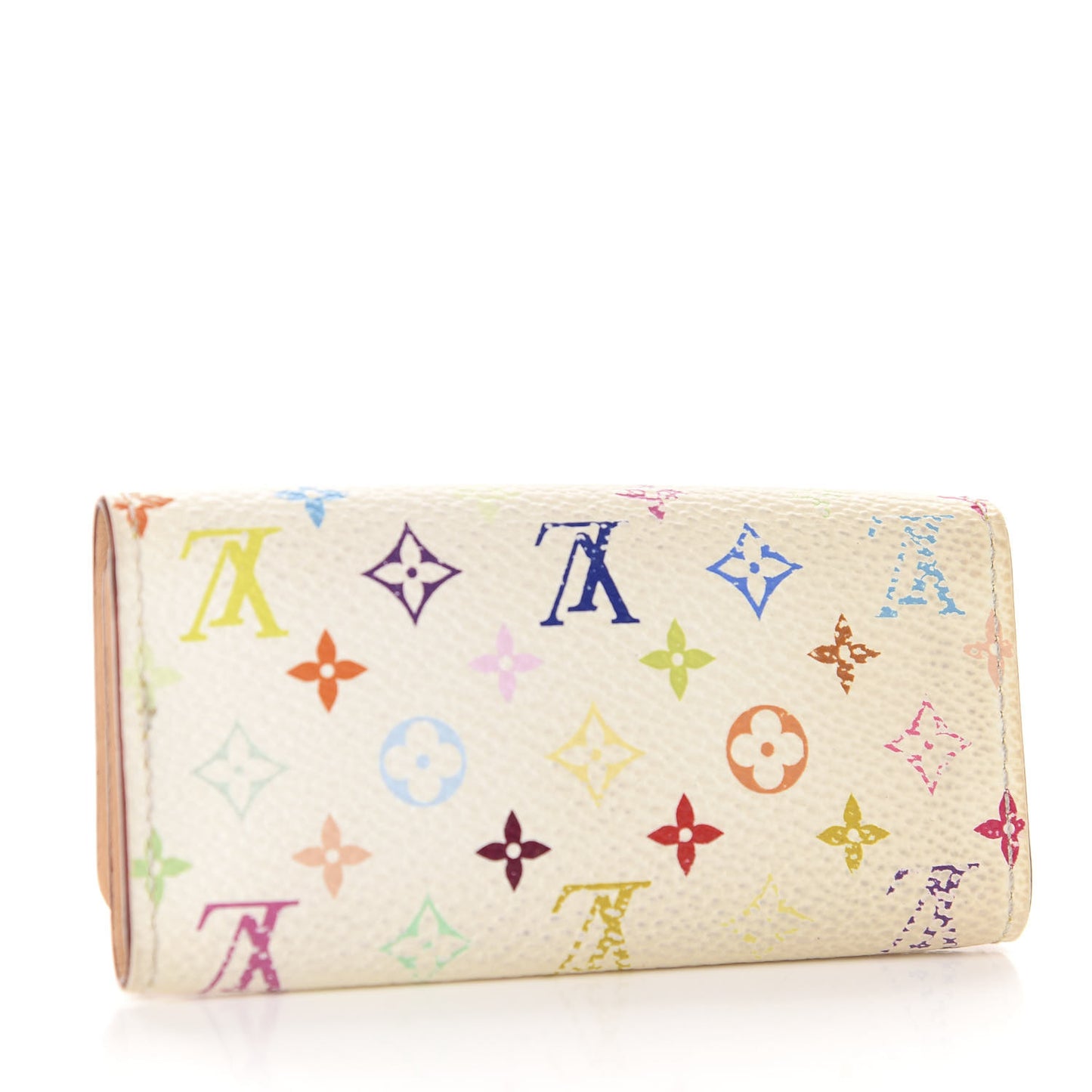 Monogram Multicolor Multicles 4 Key Holder White