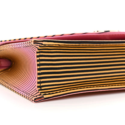 Christian Louboutin Metallic Nappa Laminated Loubi54 Crossbody Clutch Multicolor Gold 8 of 10