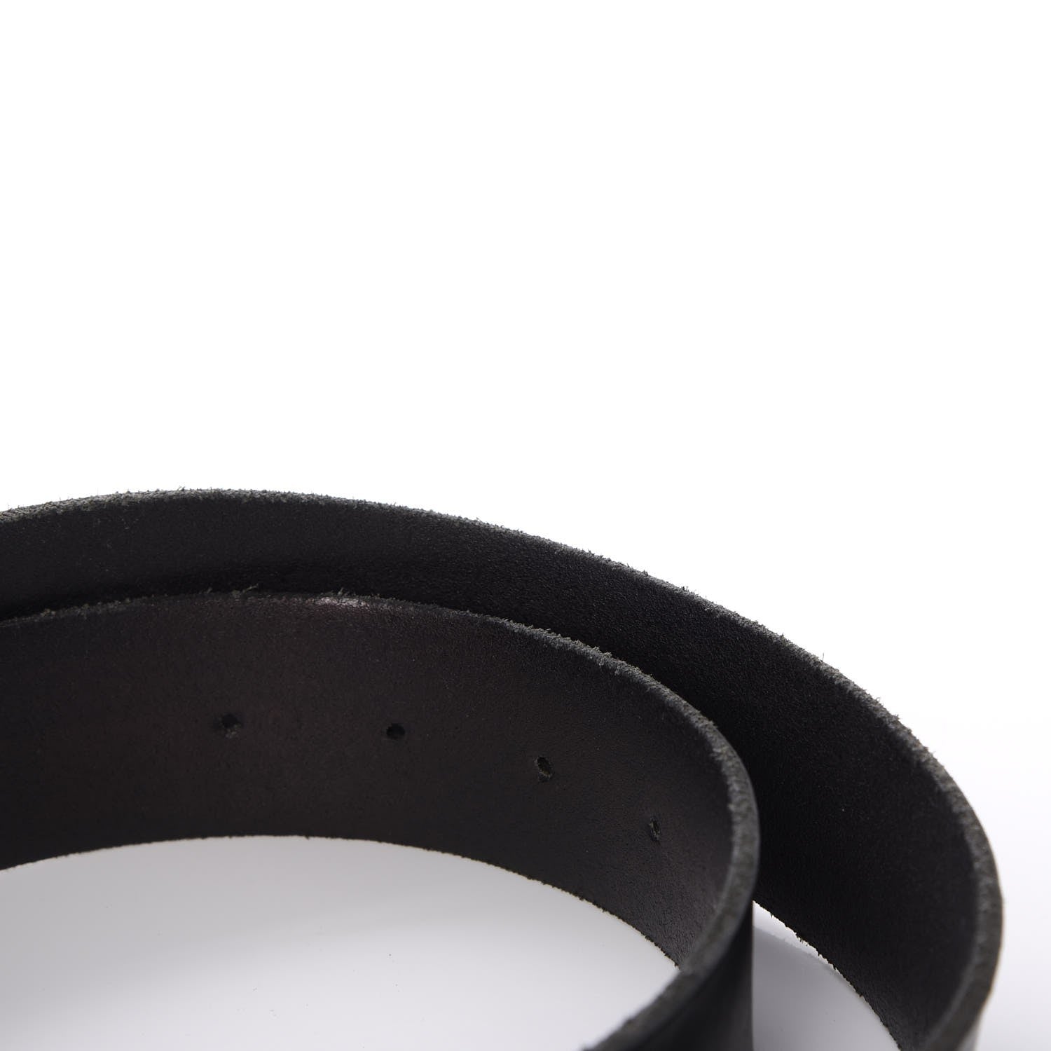 Gucci Faded Calfskin Double G 40mm Belt 85 34 Black 8 of 9