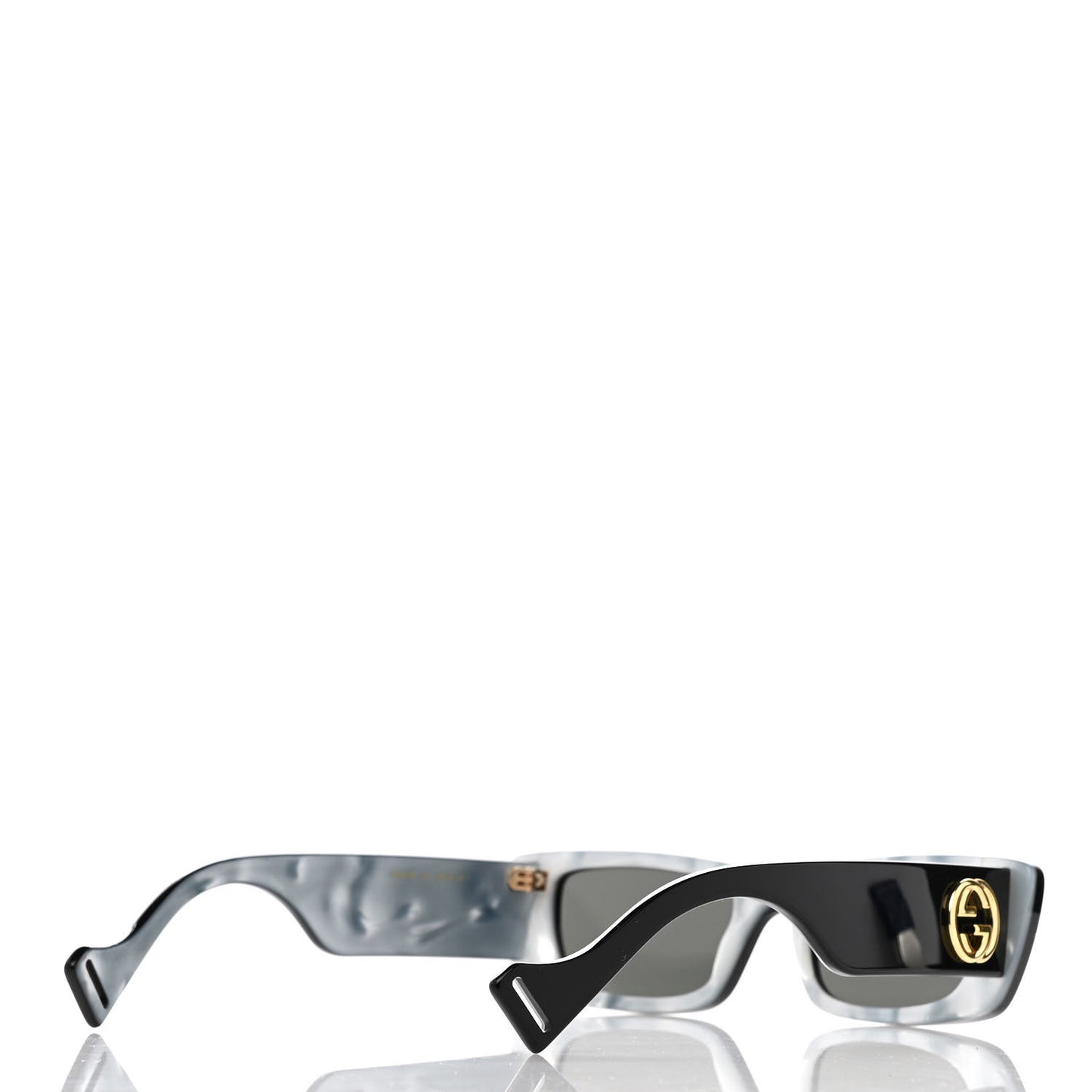 Acetate Rectangular Sunglasses GG0516S Black