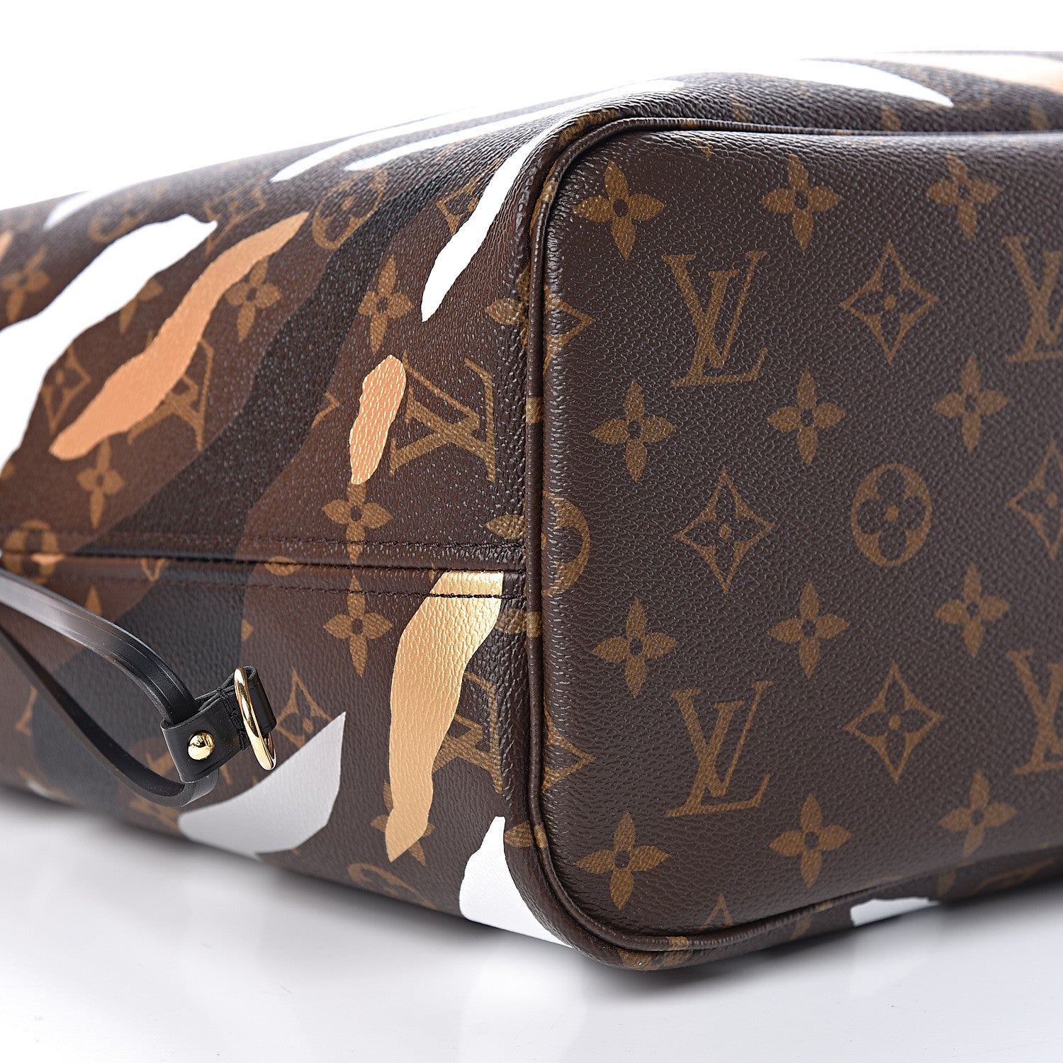 Louis Vuitton X LOL Monogram Neverfull MM Gold Silver 9 of 12