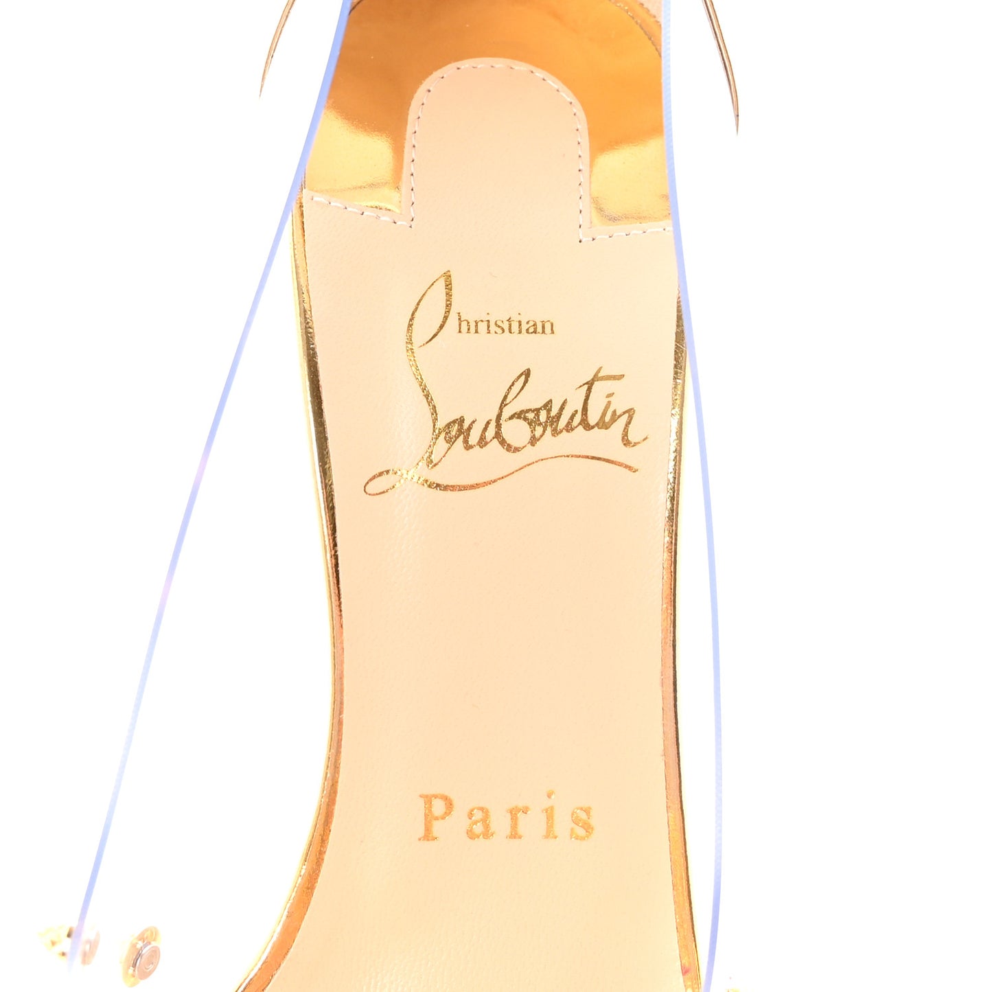 PVC Patent Collaclou 100 Pumps 35 Gold