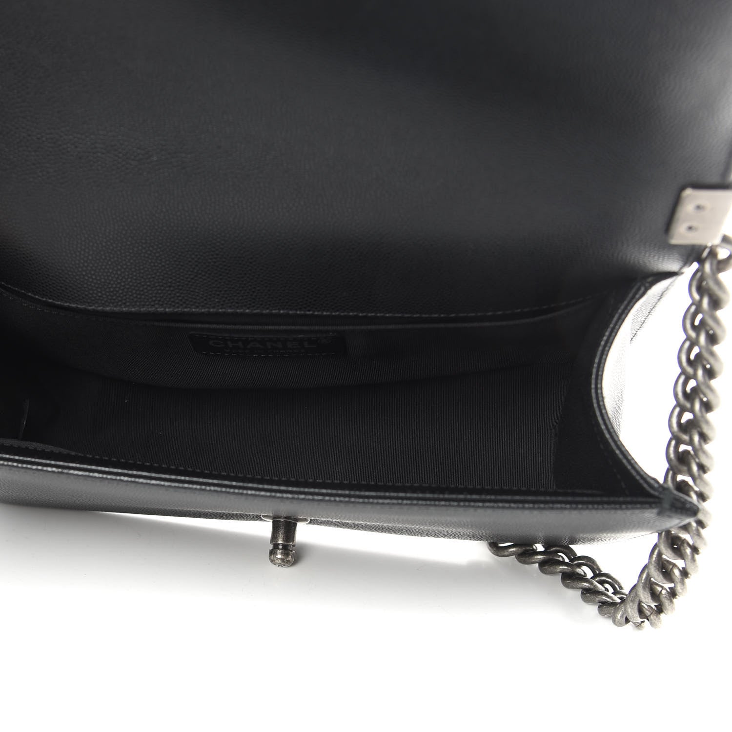Chanel Caviar Quilted Medium Boy Flap Black 5 of 11