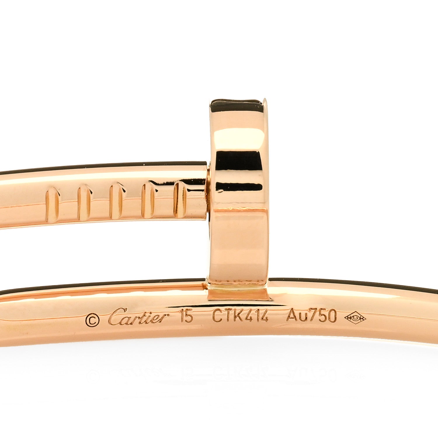 Cartier 18K Pink Gold Juste Un Clou Bracelet 15 3 of 4