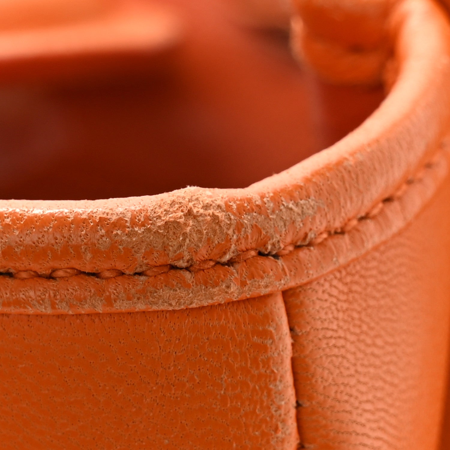 Christian Dior Lambskin Woven Lady Dior Avenue Tote Orange 12 of 14