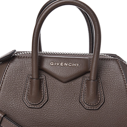 Givenchy Sugar Goatskin Mini Antigona Heather Grey 11 of 11