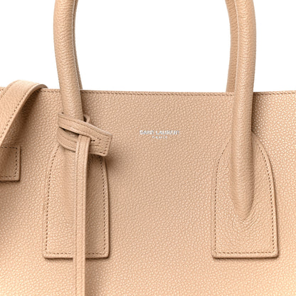 Saint Laurent Grain De Poudre Small Sac De Jour Dark Beige 7 of 9