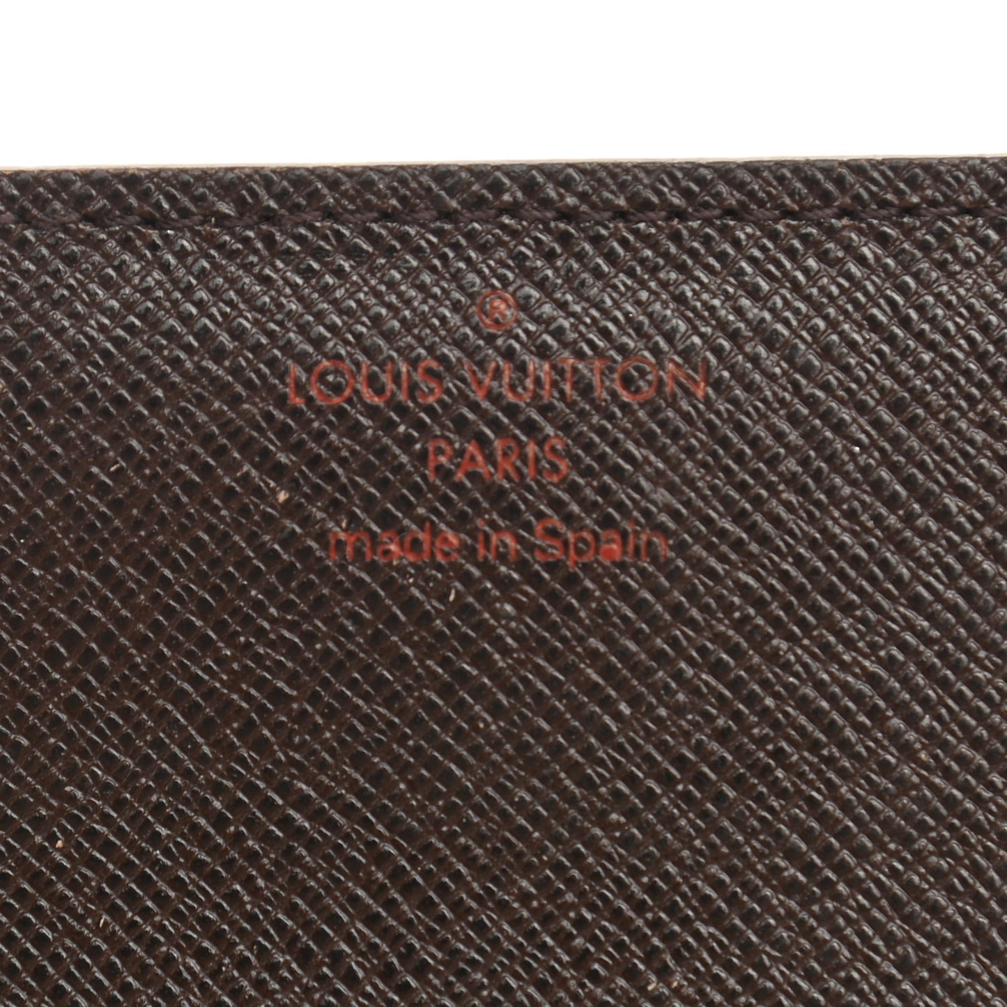 Damier Ebene Business Card Holder