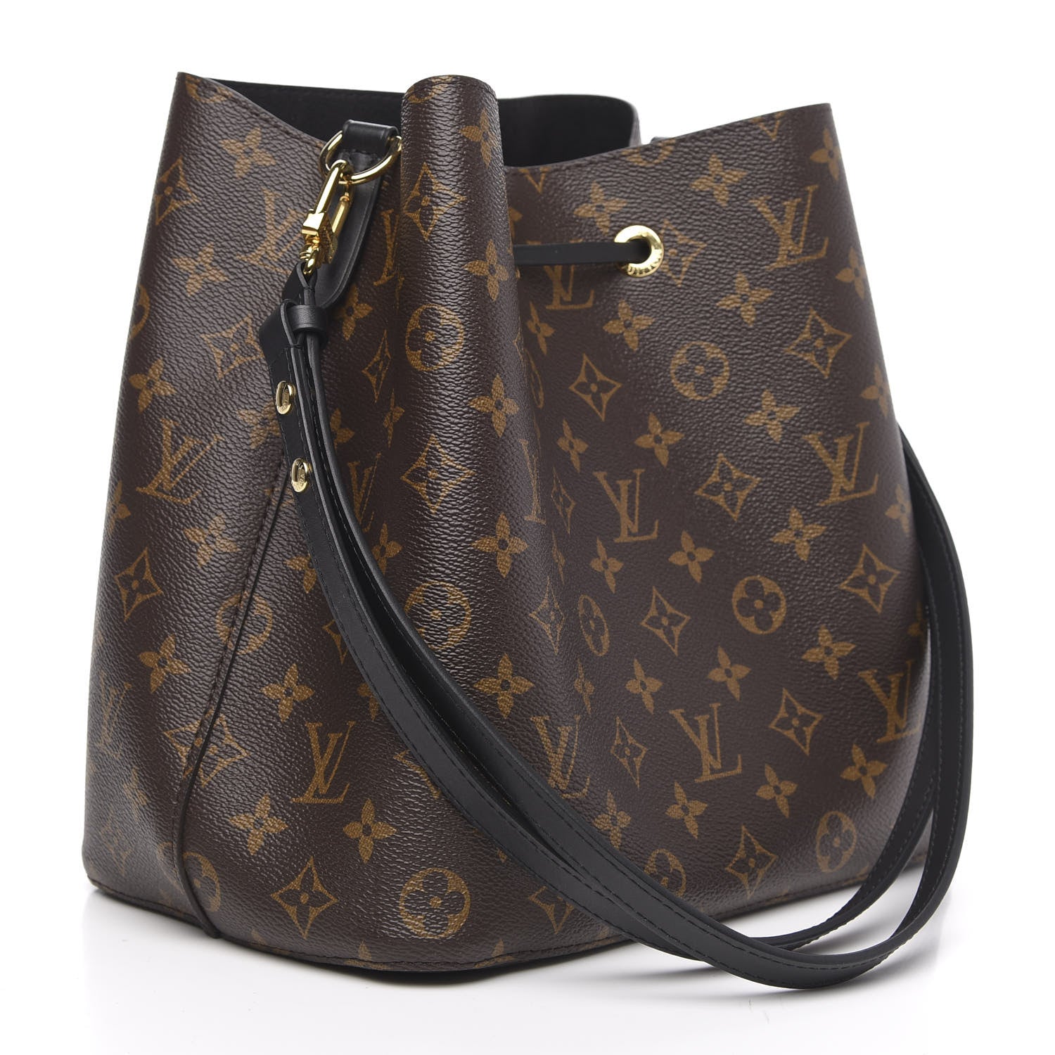 Louis Vuitton Monogram Neonoe MM Black 3 of 9