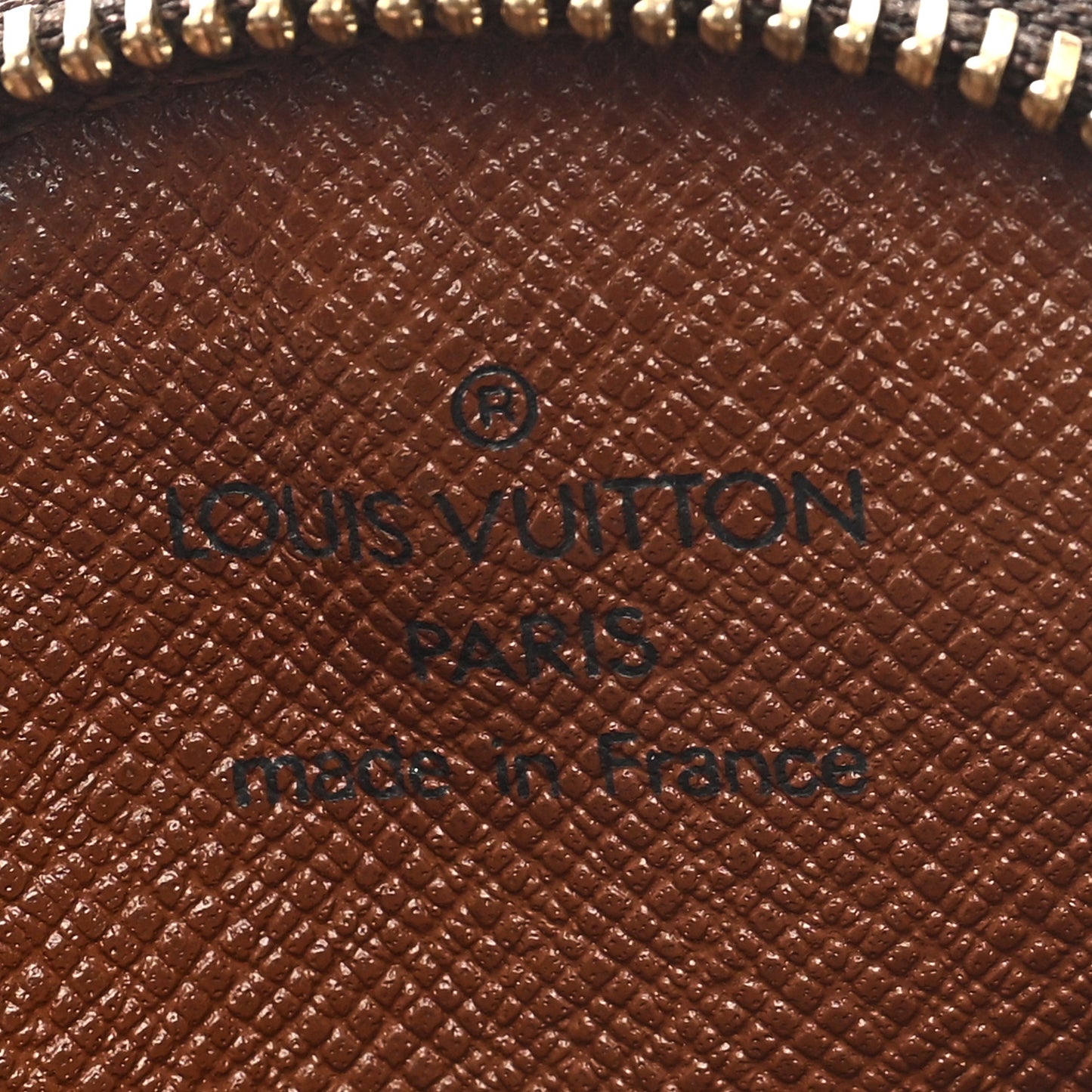 Monogram Round Coin Purse