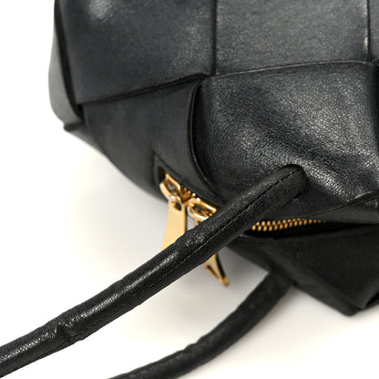 Bottega Veneta Lambskin Maxi Intreccio Small Cassette Camera Bag Black 11 of 11