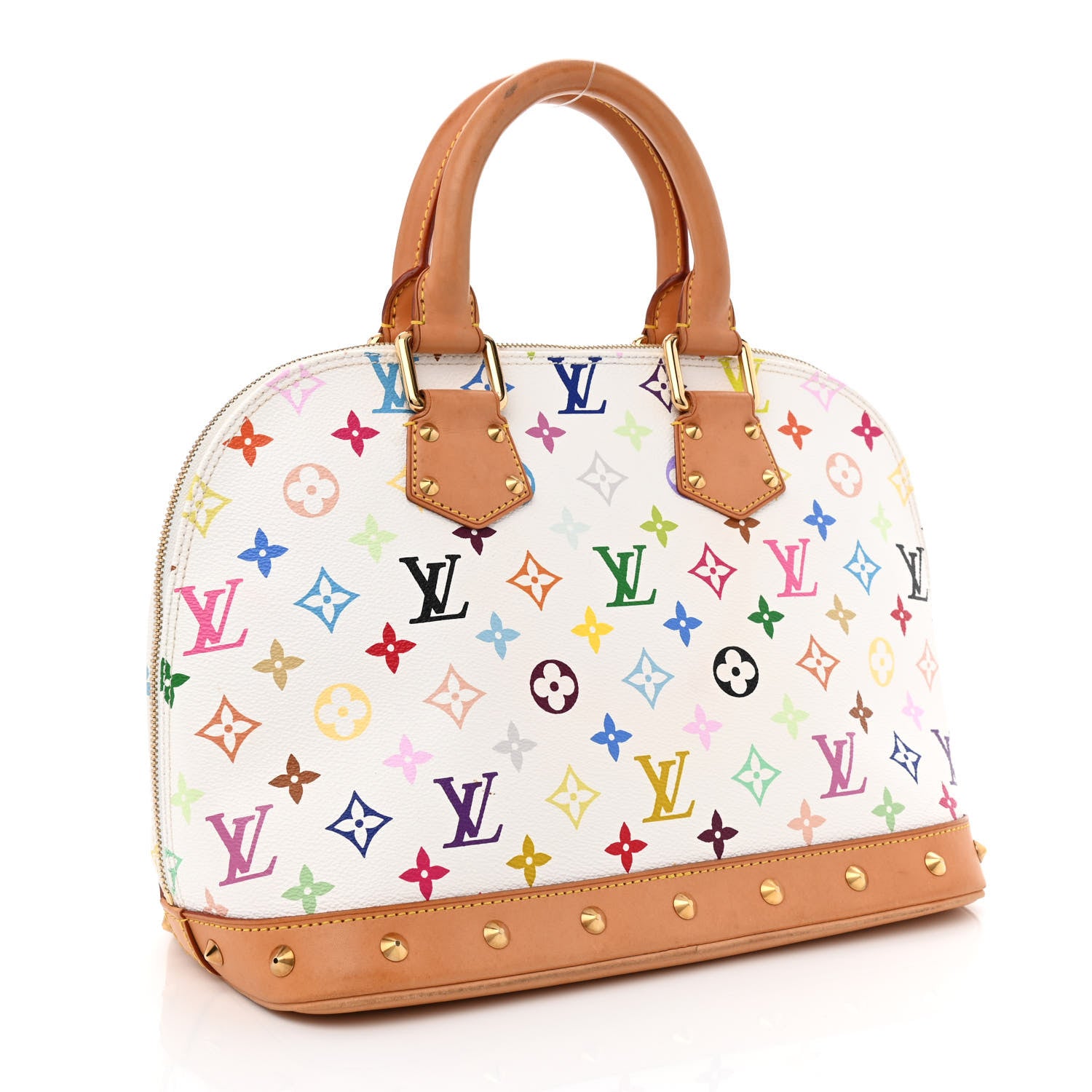 Louis Vuitton Monogram Multicolor Alma White 3 of 12