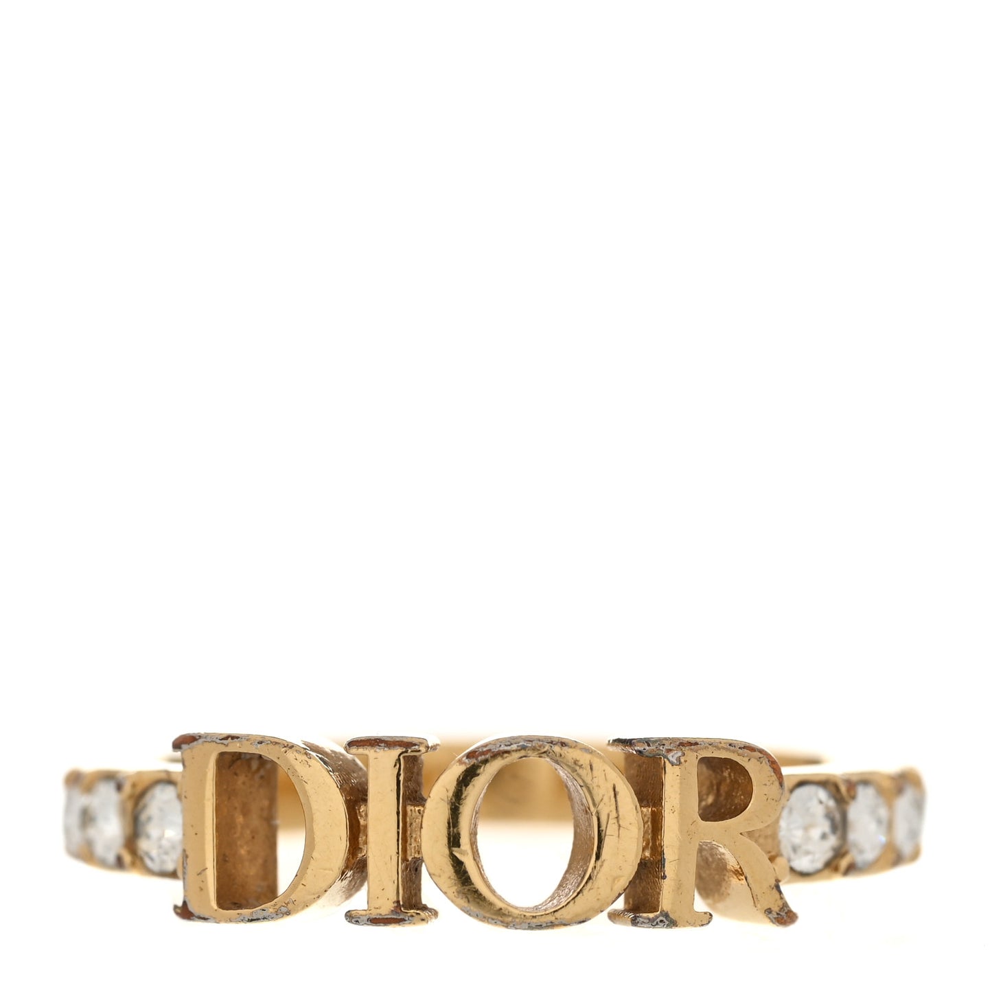 Metal Crystal Dio(R)evolution Ring S 50 5.25 Gold