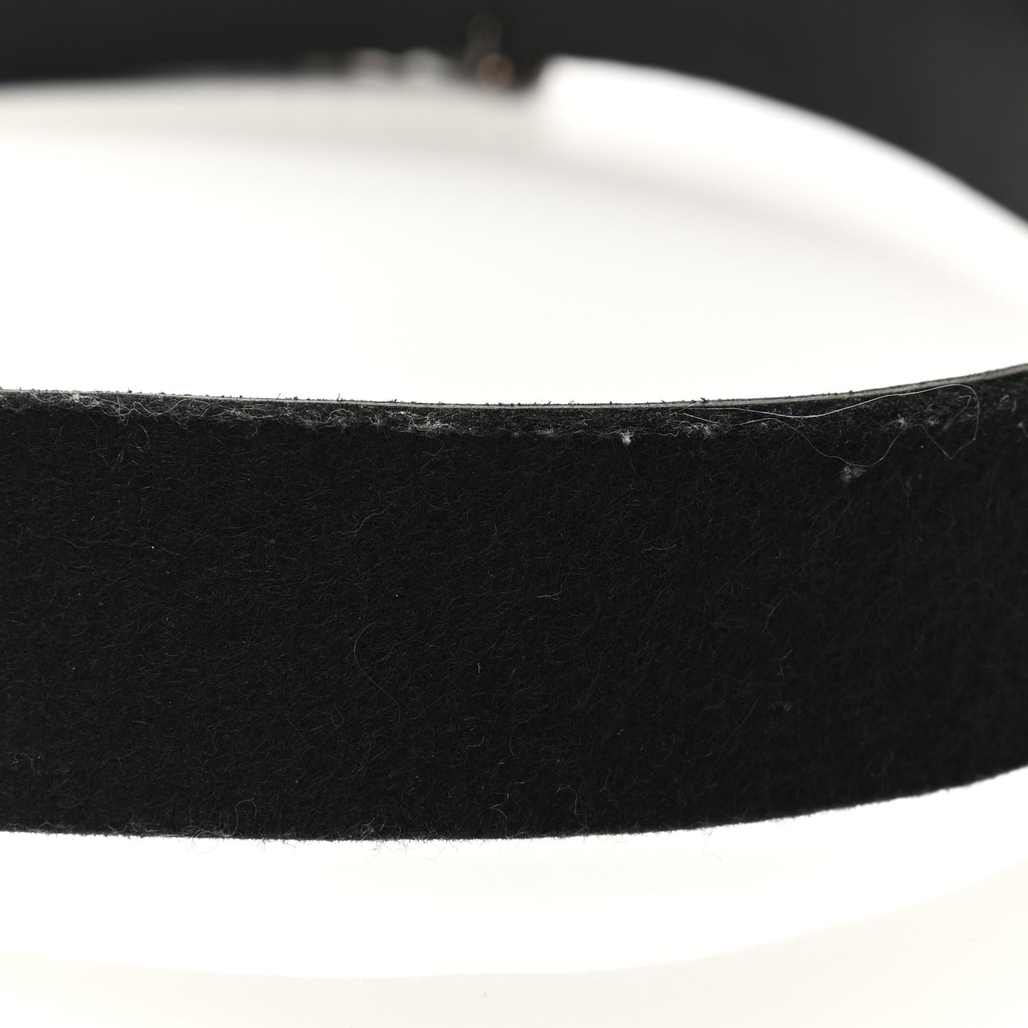 Wool Bow Chain Belt 95 38 Dark Blue