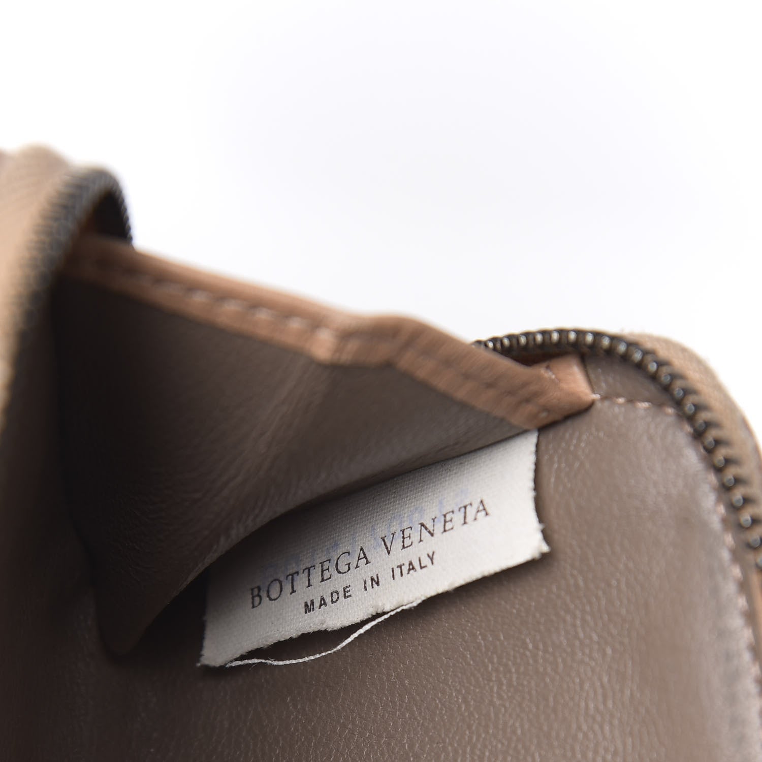 Bottega Veneta Nappa Intrecciato Cross-Stitch Zip Around Coin Purse Dahlia 6 of 10