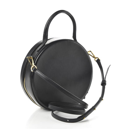 Mansur Gavriel Calfskin Circle Crossbody Bag Black 3 of 10