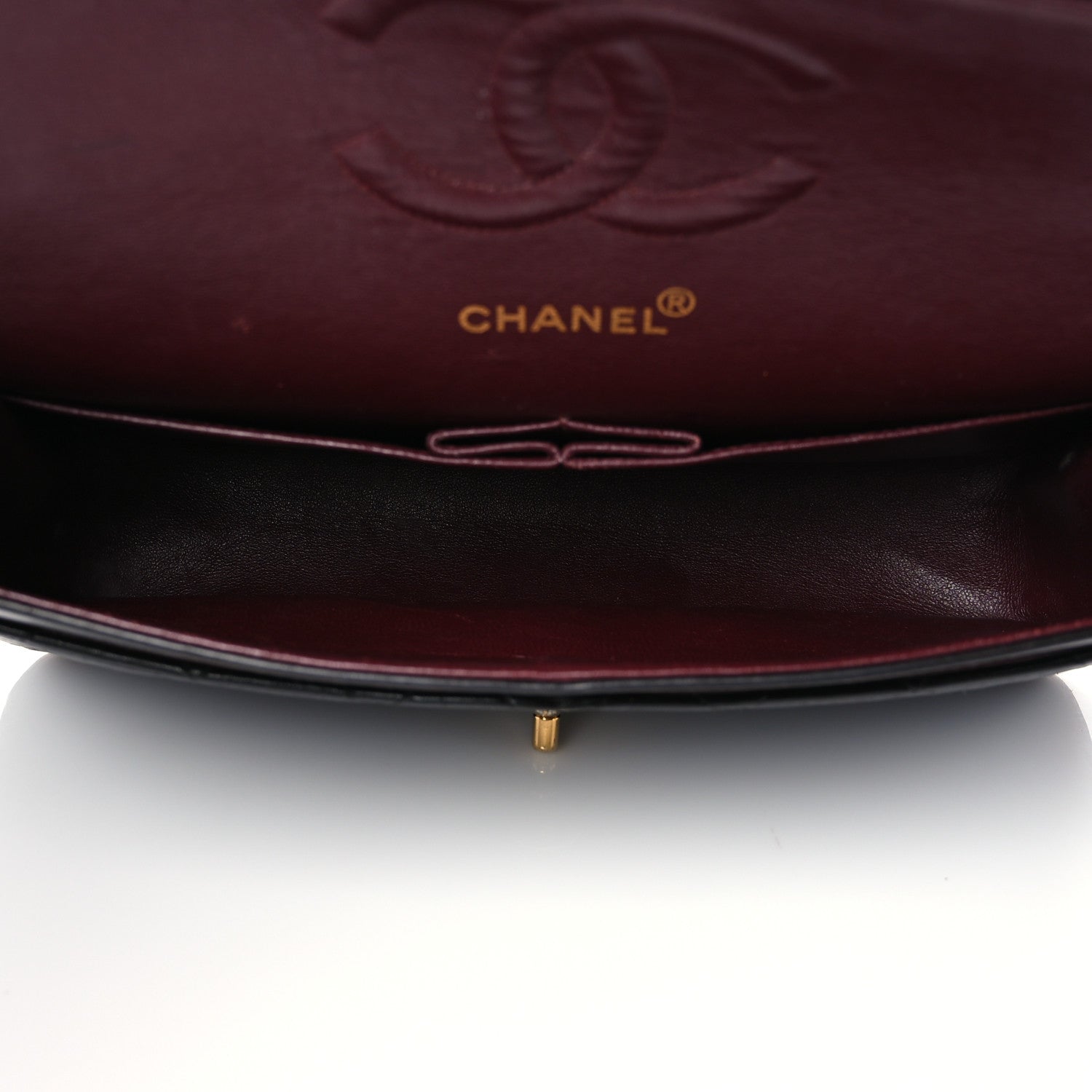 Chanel Lambskin Quilted Medium Double Flap Black 5 of 14